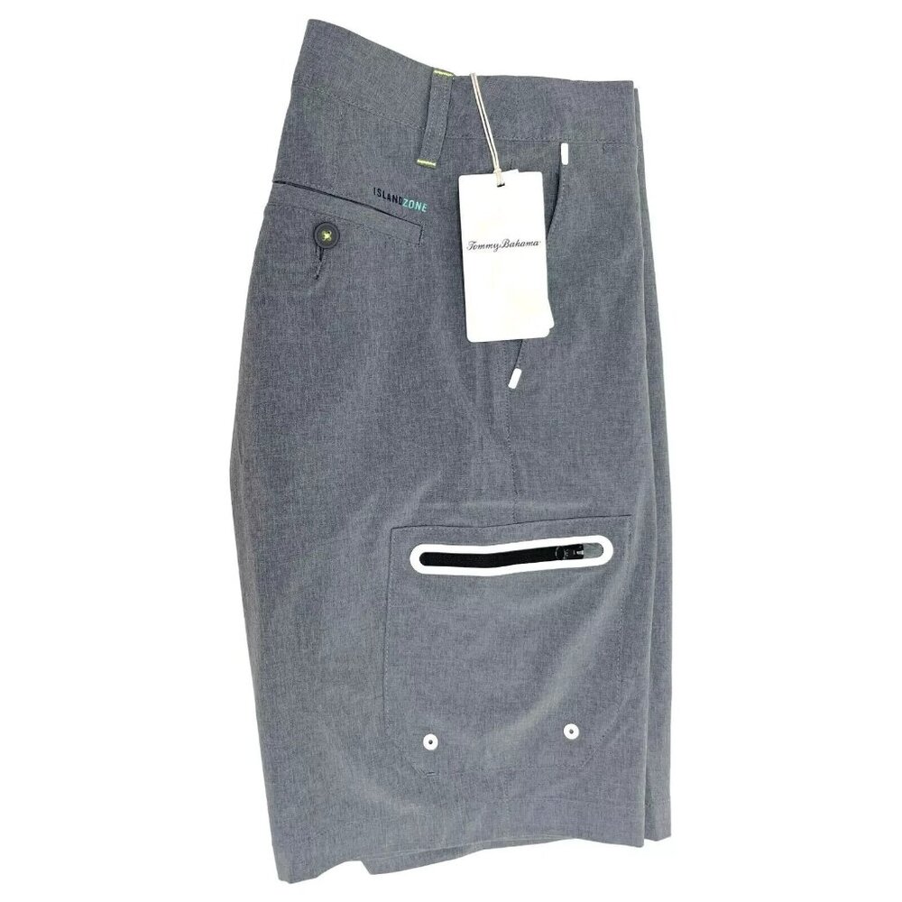 Tommy Bahama Men’s Size 30 Coal 10" Inseam Island Zone Cayman Isles Cargo Shorts - Picture 4 of 5